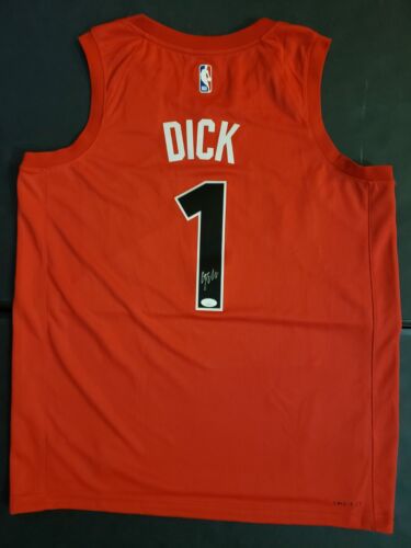 Gradey Dick Autographed Toronto Raptors Nike Jersey (JSA COA) - Picture 1 of 3