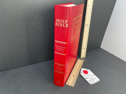 (RB-807) Vintage 1984 Possibility Thinkers Bible, NKJV, Nelson RED HARDCOVER - Foto 3 di 23