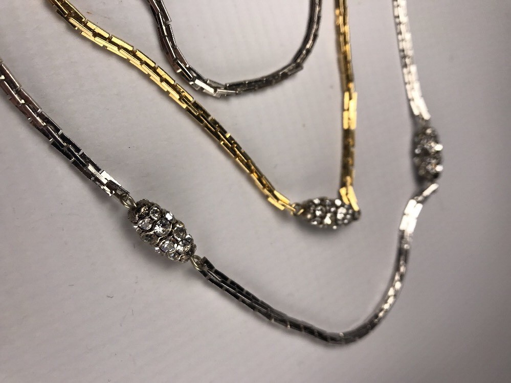 Vintage Christian Dior 1973 Made in Germany 6 Strand Gold Tone 