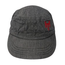 District Strapback Cadet Army Cap Hat Gray One Size Embroidered Logo
