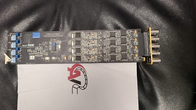 Cobalt Digital 9018 Quad 4:2:2 SDI TO ANALOG CONVERTER openGear Card