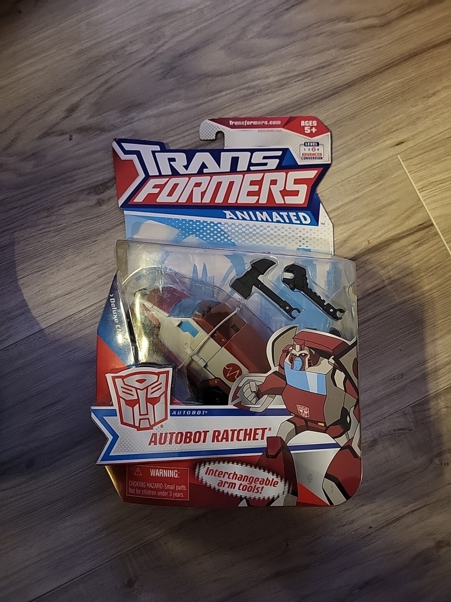 Hasbro Transformers Animated Deluxe : Autobot Ratchet Action