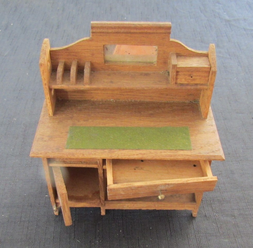 VINTAGE DOLLS HOUSE DESK eBay