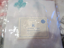 2 Pottery Barn Kids Bouquet Sheer drapes panels curtains 44 63 Aqua New