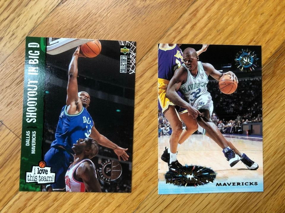 Tarjeta Jamal Mashburn a Topps, Fleer o SkyBox (4) de la década de 1990 hecha en EE. UU. Foto 2 de 4