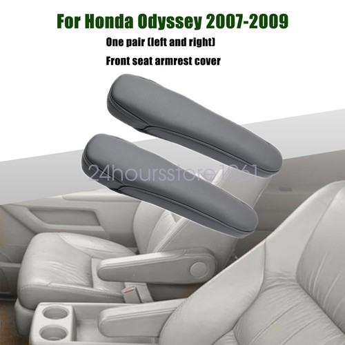 Fits 11-17 Honda Odyssey Leather Door Panel Armrest Upholstery Cover Light Gray - Foto 8