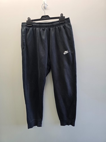 Nike Tracksuit Bottoms Mens Size Large Black Club Fleece Bottoms Sweatpants