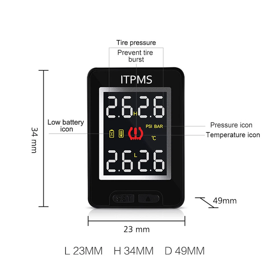 For Toyota Hilux TPMS Tyre Pressure Monitoring System. Cap Sensors - Image 3 of 4