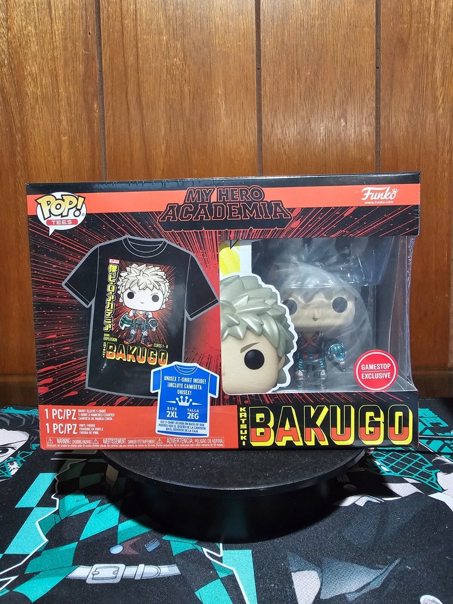 Funko Pop and Tee: My Hero Academia 2XL Katsuki Bakugo, GameStop