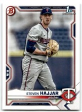 2021 BOWMAN DRAFT STEVEN HAJJAR MINNESOTA TWINS #BD-161