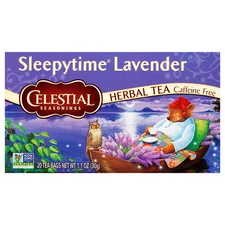 Celestial Seasonings Tea Herb Sleepy Time Lavender 20 bags (Pack of 6)