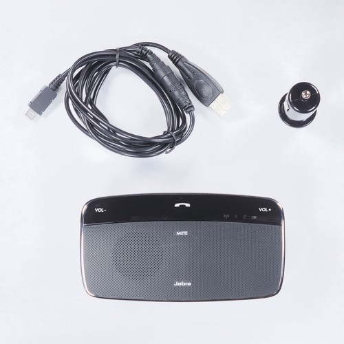 Jabra Cruiser 2 Bluetooth InCar Speakerphone Dual Mic Black Charger