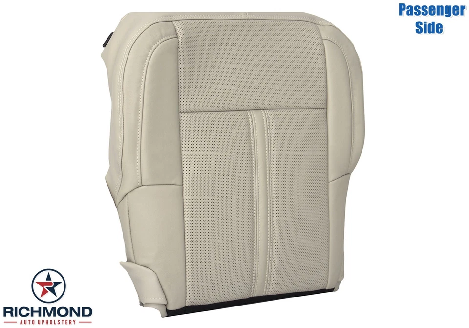 09-12 林肯 MKS - 乘客侧底真皮座椅套灯骆驼 — 第 2/4 张图片