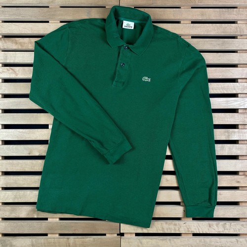 Mens Polo Long Sleeve Lacoste Vintage 