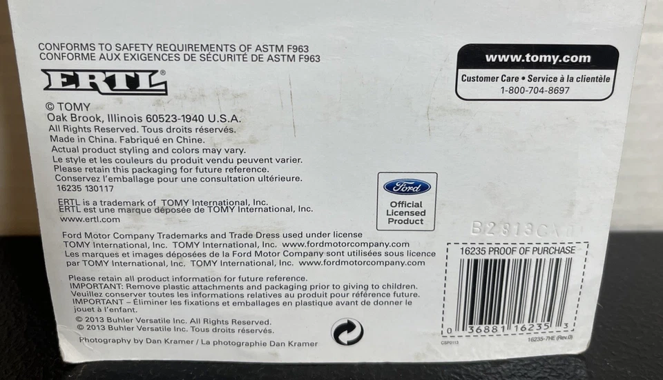 1/64 Ertl Versatile Ford F-350 Dually Dealership Pickup Truck DieCast - Image 4 of 4