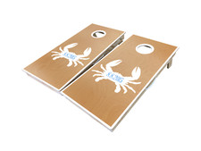 Wedding Date Crab Custom Cornhole Board Set