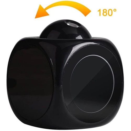 Backlight Alarm Clock Voice Talking LED Projector Cute Design Time Projection - Picture 6 of 13