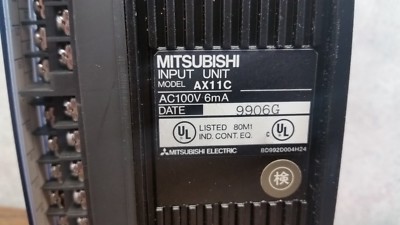 Mitsubishi Melsec AX11C Input Unit | eBay