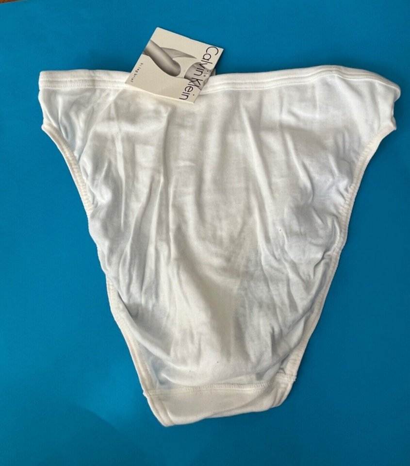 Woman's 1995 Vintage Calvin Klein CK High Waist Brief Underwear size L