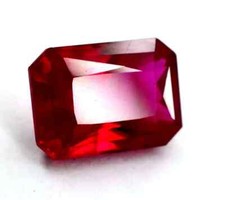 7 Ct Natural Certified BURMA Pigeon Blood Red Ruby Unheated Loose Gemstone