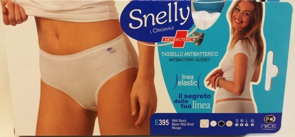 12 SLIP DONNA SNELLY S395 LINEA ELASTIC ANTIBATTERICO COTONE