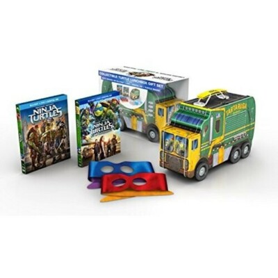 NEW Teenage Mutant Ninja Turtles Lunchbox Blu-Ray DVD Mask