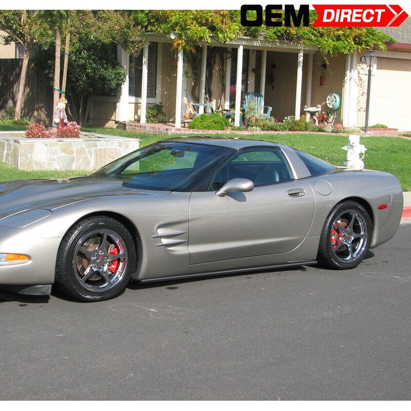 C5 Corvette Parts HECASA CARBON FIBER Color Side Skirt Rocker Panel Set ...