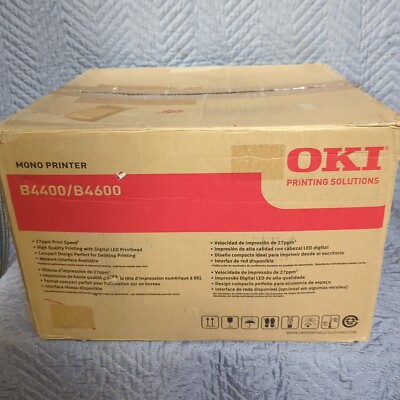  Okidata OKI B4600 LED Monochrome Printer 62446502 *230V - Need Converter 4 USA*