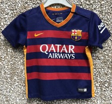 FOOTBALL BARCELONA SHIRT by NIKE, BABY BOY AGE 1-1½  YRS, NAVY & WINE