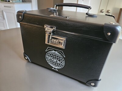 Tiffany x Globe-Trotter Storage Travel Case w/ Tray + Paperwork + Lock; Awesome!