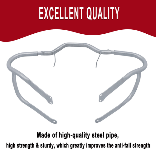 Front Engine Guard Highway Crash Bar Protector For BMW R1200RT 2005-2013 Silver - Foto 6 di 12