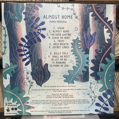 MIMA MERROW - Almost Home (2023)  NEW PLUM COLOURED VINYL LP - Ltd Edition 250