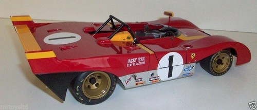 GMP 1/18 Scale Diecast G1804107 - Ferrari 312PB Jacky Ickx #1 - Picture 5 of 6