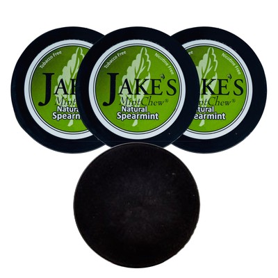 Jake's Mint Herbal Chew Spearmint 3 Cans & DC Crafts Can Cover