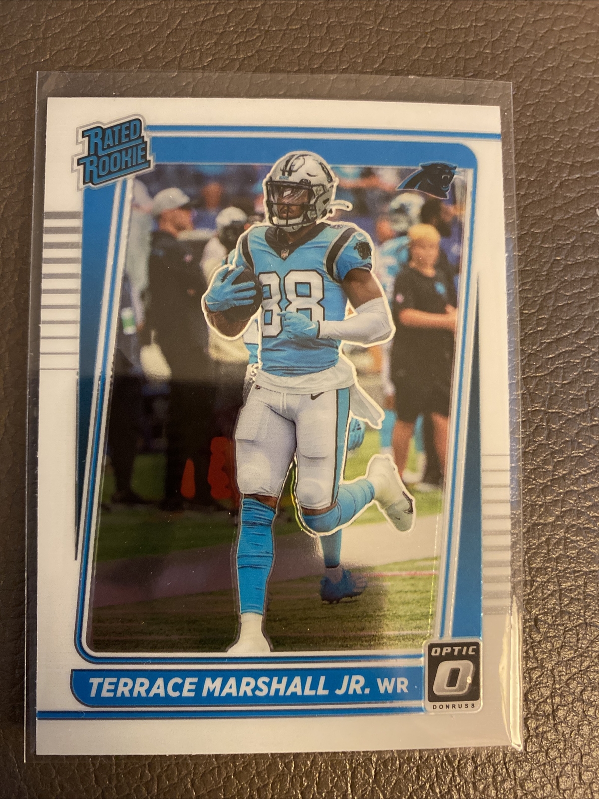 2021 Panini Donruss Optic Terrace Marshall Jr Rated Panthers Rookie RC #218