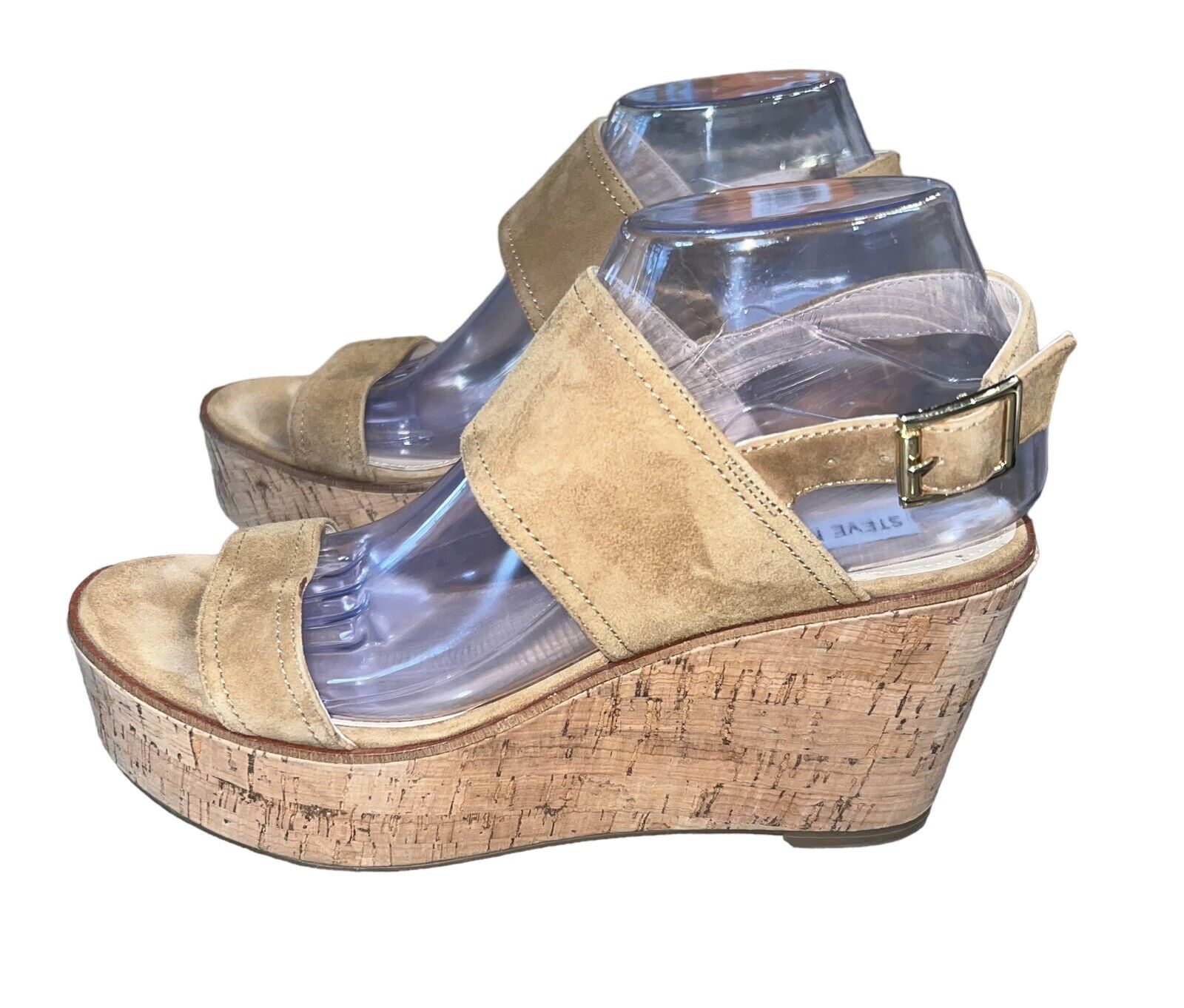 Steve Madden Sandal Woman 8.5 Chunky Platform Wed… - image 4