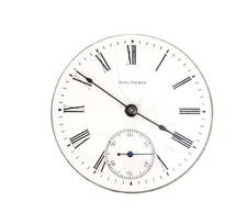 Waltham 17 Jewel Pocket Watch Movement, Size 16, Circa 1912