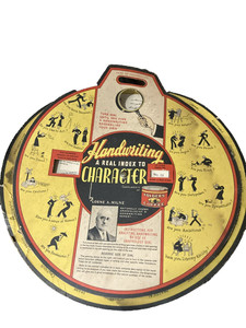 Graphology, Handwriting Index To Character, Folger’s Promo,  Lorne A. Milne .