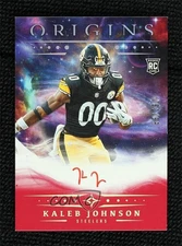 2025 Panini Origins Rookie Auto Red /99 Kaleb Johnson #RA-KAL Auto RC