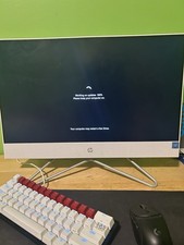 HP All-in-One Desktop Computer White Built-in Camera All-in-One PC
