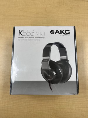 AKG  K553 MK2 MKII Closed Back Studio Monitoring Headphones w/Detachable Cable