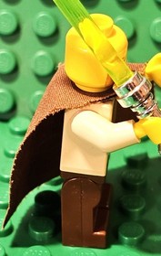 Lego Star Wars Minifigure Qui-Gon Jinn Jedi Sw0027 from Sets 7121 7171 7101 7204