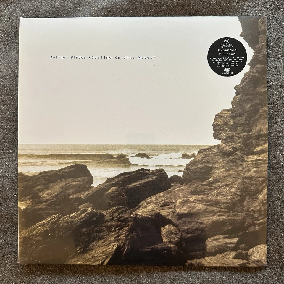 POLYGON WINDOW SURFING ON SINE WAVES CLEAR VINYL 3LP APHEX TWIN NEW SEALED OOP - Image 2 of 4
