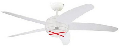 Westinghouse Bendan Deckenventilator 132 cm Flügelfarbe Weiß SIEHE TEXT/FOTO