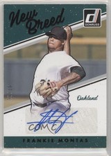 2017 Panini Donruss New Breed Auto Black 9/10 Frankie Montas #NB-FM Auto uk2