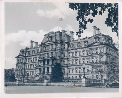 1937 Washington Dc Federal Building Secretary Hull Historic Vintage Photo 7x9