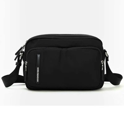 Bolso de hombro de pato mandarina unisex negro - Imagen 1 de 4