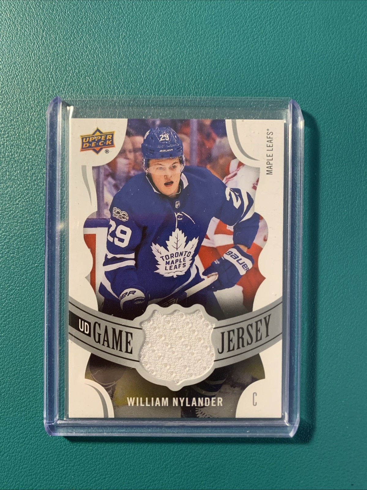 2018 Upper Deck UD Game Jersey #GJ-WN William Nylander Maple Leafs NM-MT