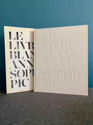 Le Levre Blanc (The White Book) Cookbook by Anne-Sophie Pic in Slipcase