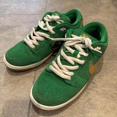 Nike Dunk SB Low St. Patrick's Day/Shamrock Green BQ6817-303 US8.5 No Box G+ -2